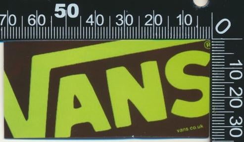 Sticker: Vans (176), Ophalen of Verzenden, Zo goed als nieuw, Bedrijf of Vereniging