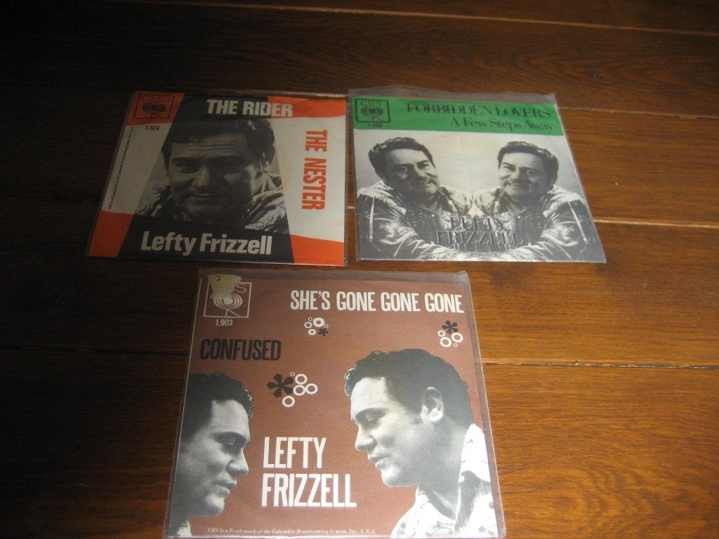 Lefty frizell singles 3x, Ophalen of Verzenden, Zo goed als nieuw, 7 inch