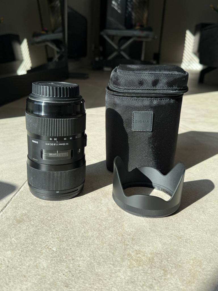 Sigma 18-35mm f/1.8 DC HSM Art - Canon EF | Goede staat, Audio, Tv en Foto, Fotografie | Lenzen en Objectieven, Ophalen of Verzenden