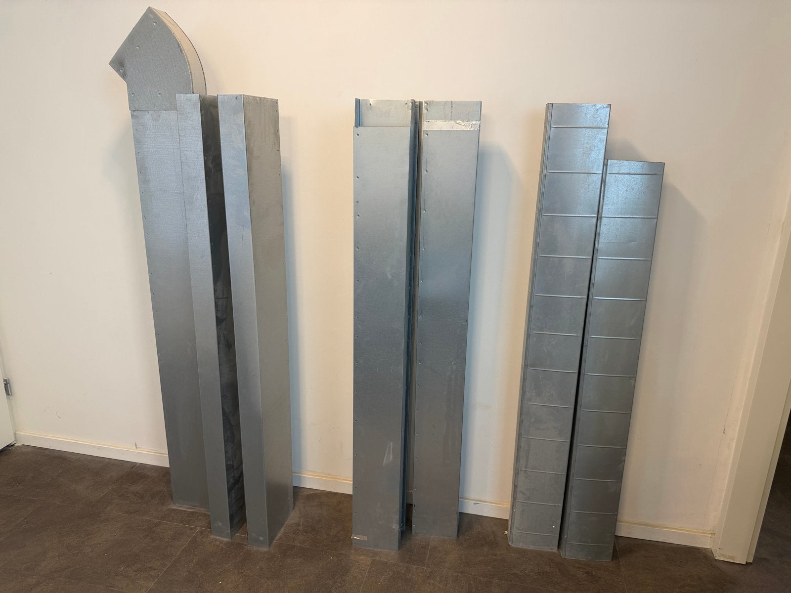Metalen ventilatiekanalen of instort kanaal, Doe-het-zelf en Verbouw, Ophalen of Verzenden, Gebruikt, Ventilator en Afzuiger