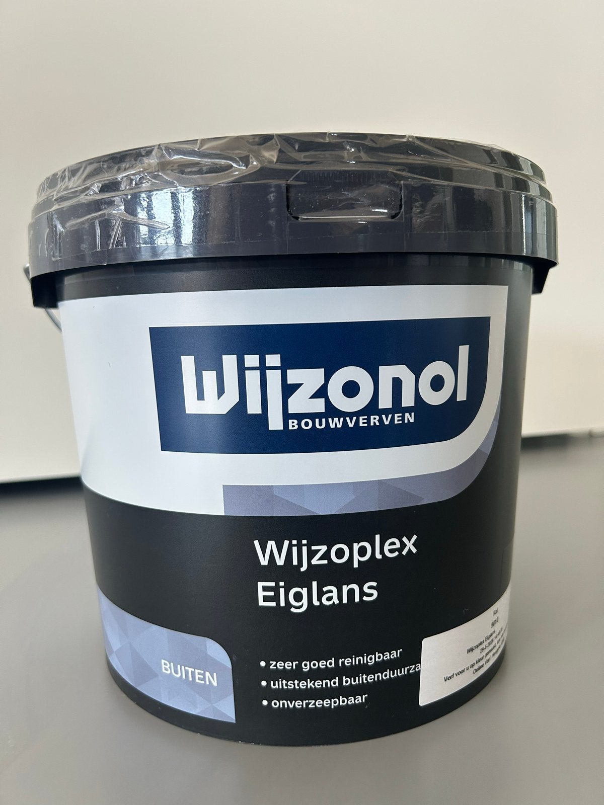 Wijzonol Eiglans Buitenverf RAL 9010, Doe-het-zelf en Verbouw, Verf, Beits en Lak, Nieuw, Verf, 5 tot 10 liter, Wit, Ophalen