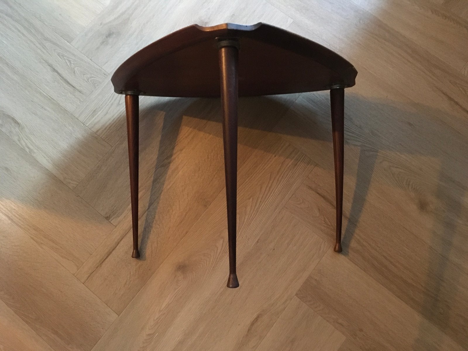 Jaren '50 Koffietafel met Sierlijke Pootjes, Ophalen of Verzenden