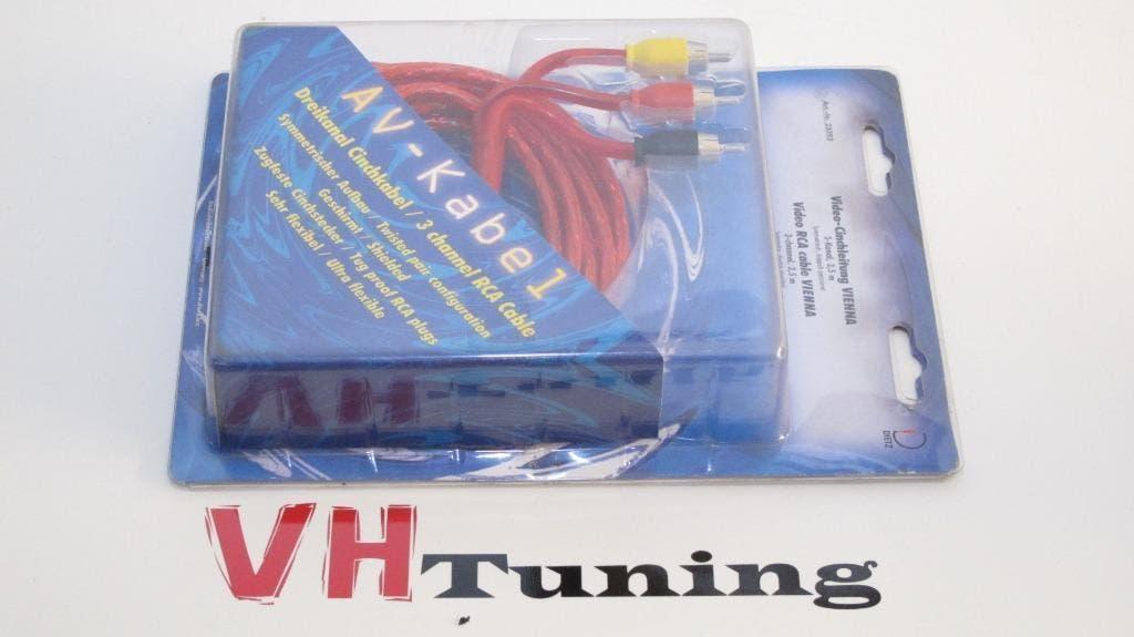 Dietz Video RCA cable VIENNA 3 channel 3,5M, Ophalen of Verzenden