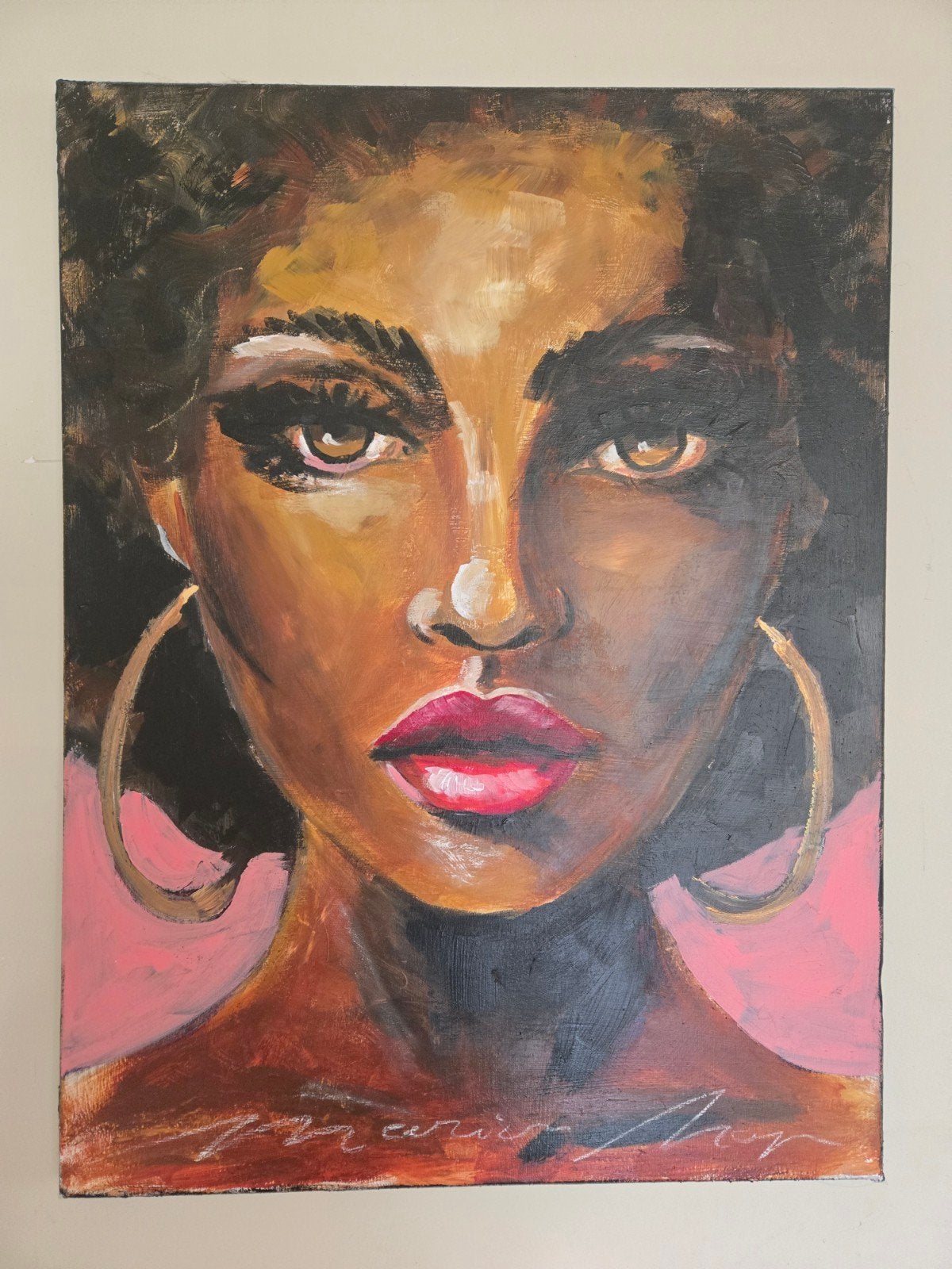 Woondecoratie Schilderij Marion Nap 80x60, Ophalen, Nieuw