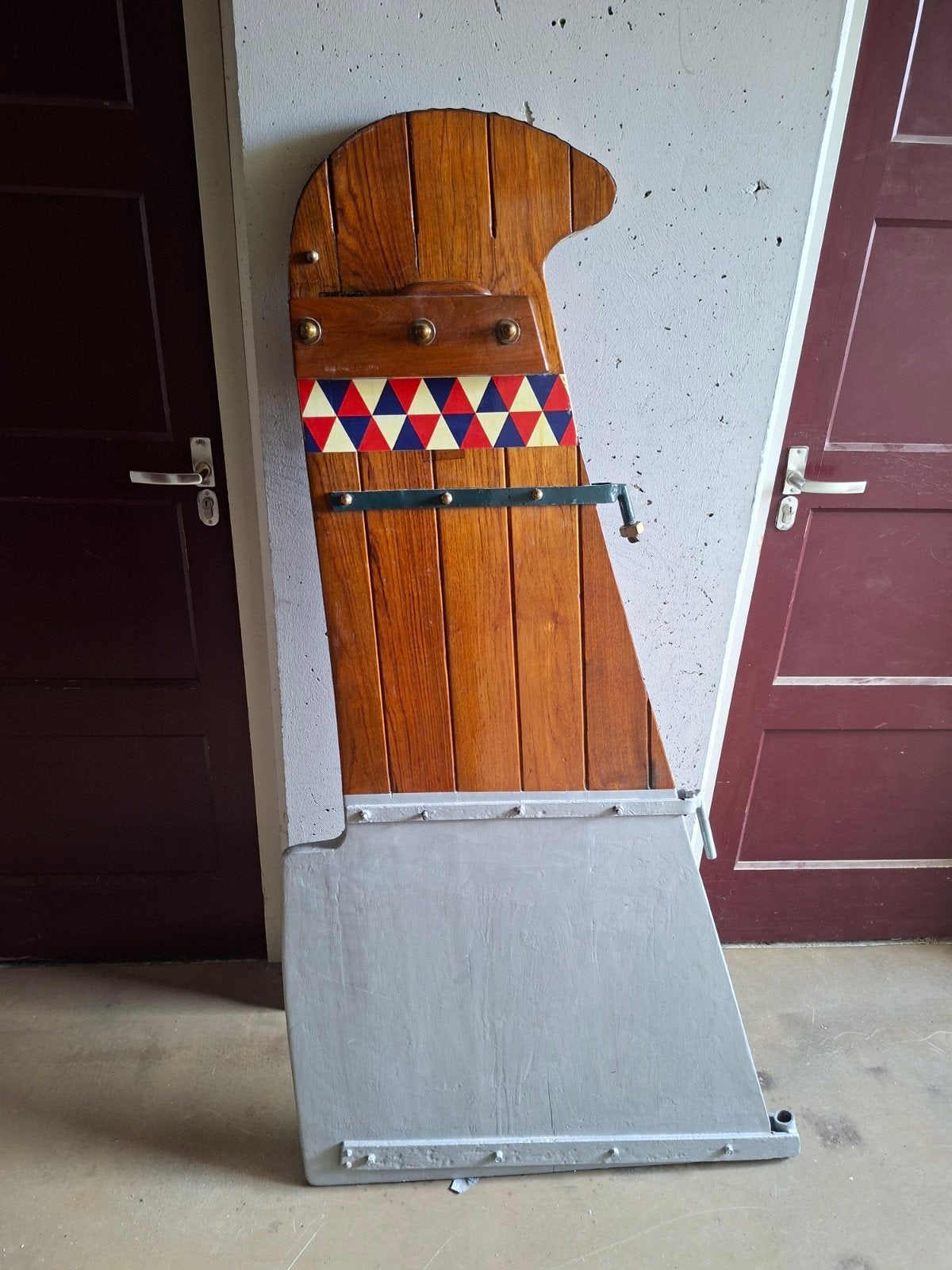Nieuw houten roer met helmstok voor schouw, Ophalen of Verzenden, Nieuw, Overige typen