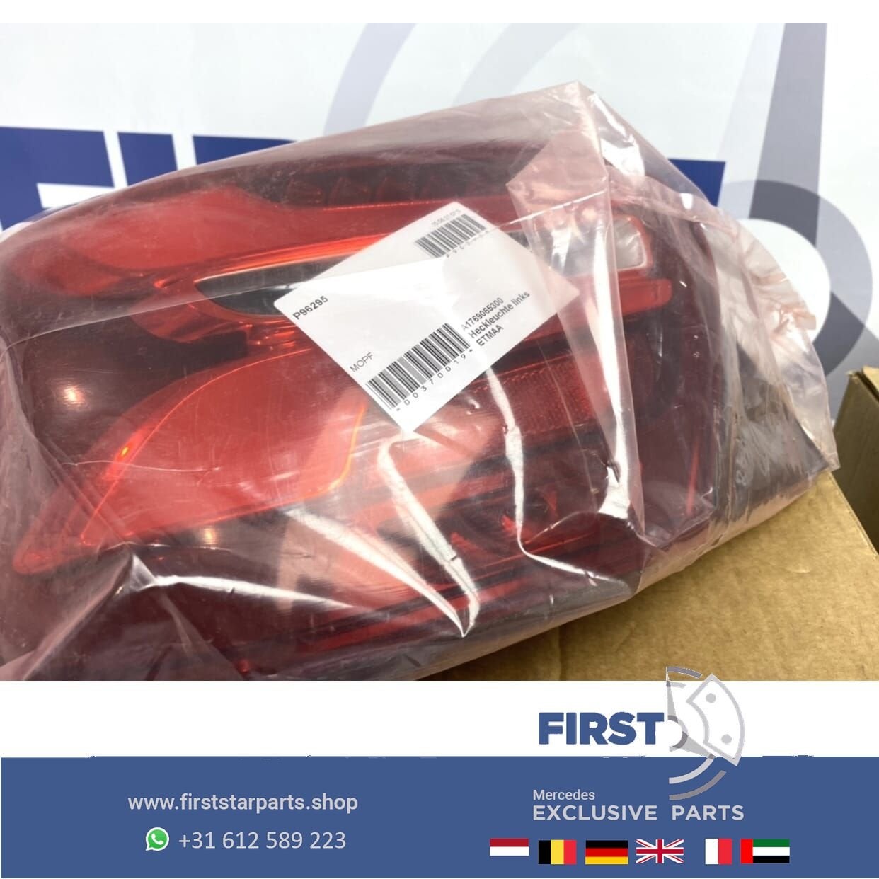 W176 Facelift ACHTERLICHT LED LINKS Mercedes A Klasse 2018 O