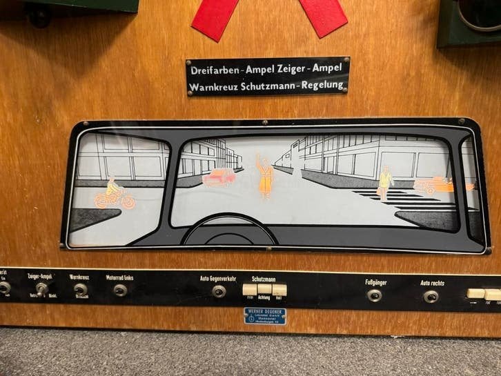 Vintage Werner Degener Leermiddel Verkeersleermiddel, Antiek en Kunst, Ophalen