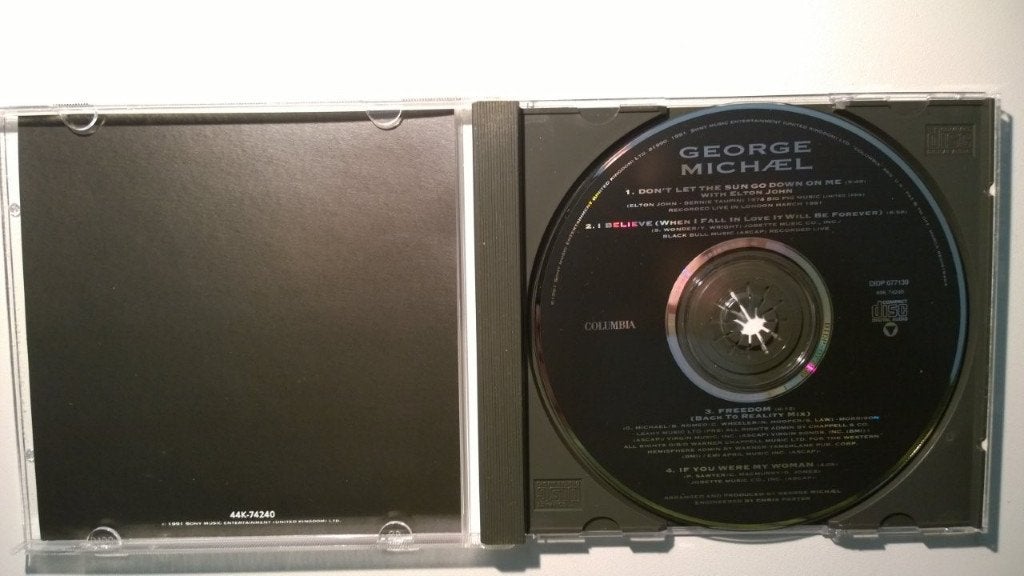 George Michael & Elton John - Don't Let The Sun Maxi CD Sing, Ophalen of Verzenden, Zo goed als nieuw, Pop