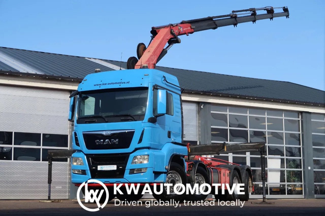 MAN TGS 35.480 8X2-6/ HMF 2620/ CABLE+KRAN/ REMOTE, Auto's, Automaat, Euro 6, MAN, Bedrijf
