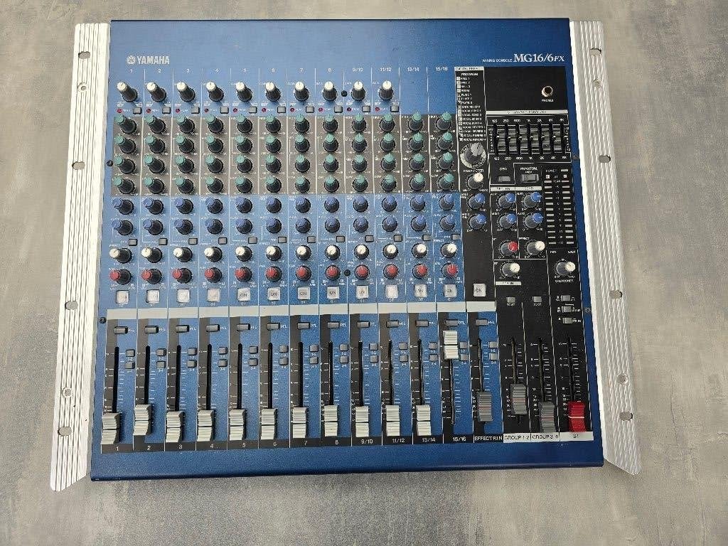 Yamaha MG16/6FX Mengpaneel - Gebruikt, Ophalen of Verzenden, Gebruikt, 10 tot 20 kanalen, Microfooningang