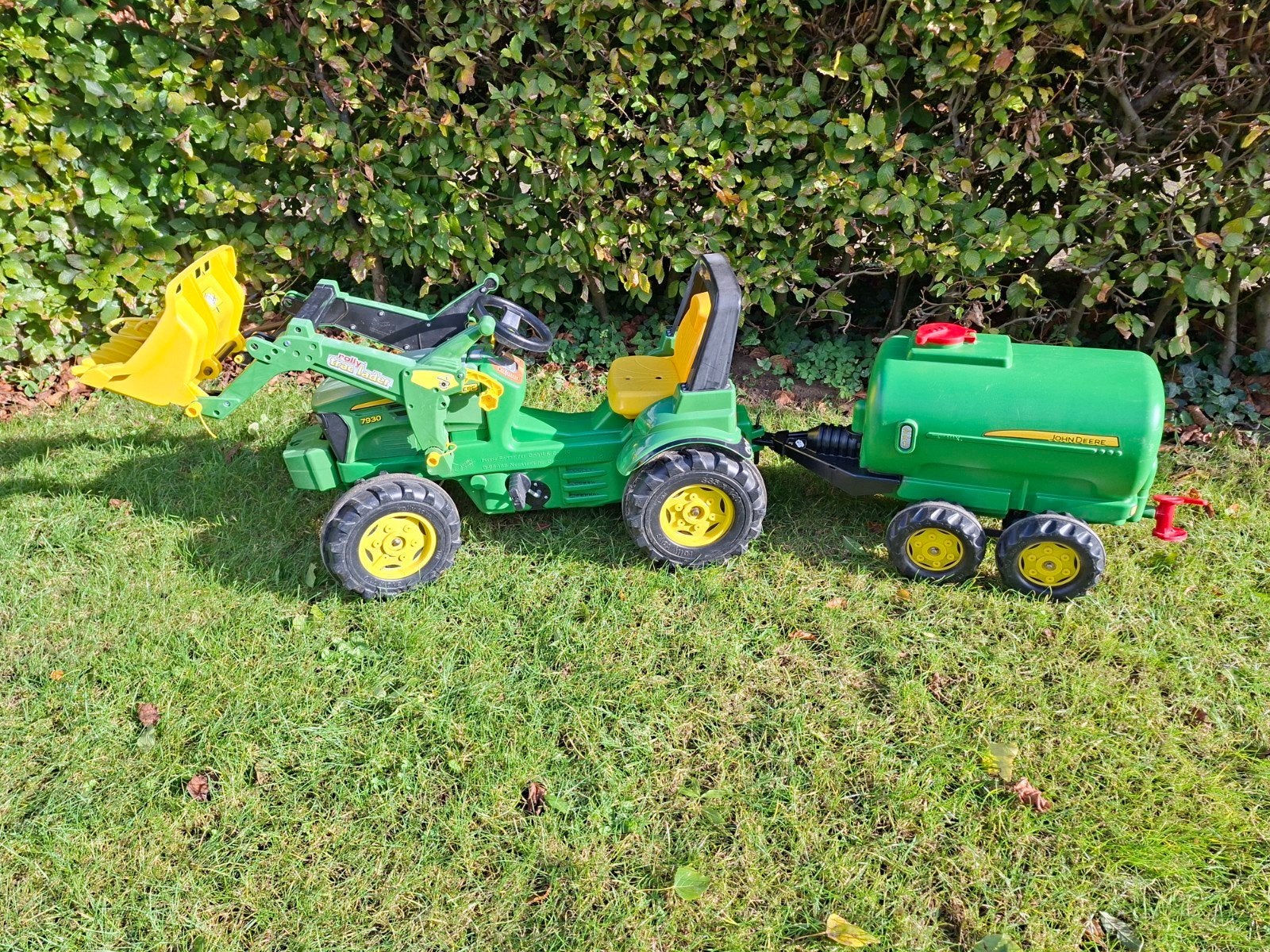 John Deere 7930 met voorlader en mestkar, Ophalen, Gebruikt, Trapvoertuig