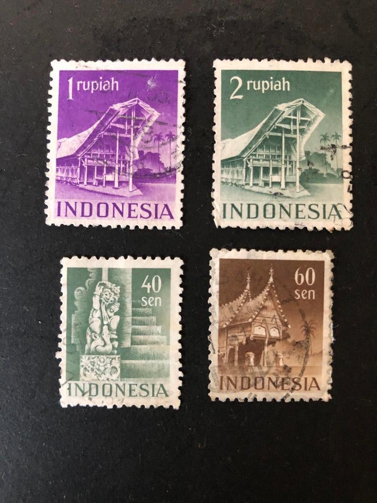 Indonesië allerlei A gestempeld., Ophalen of Verzenden, Gestempeld, Zuidoost-Azië