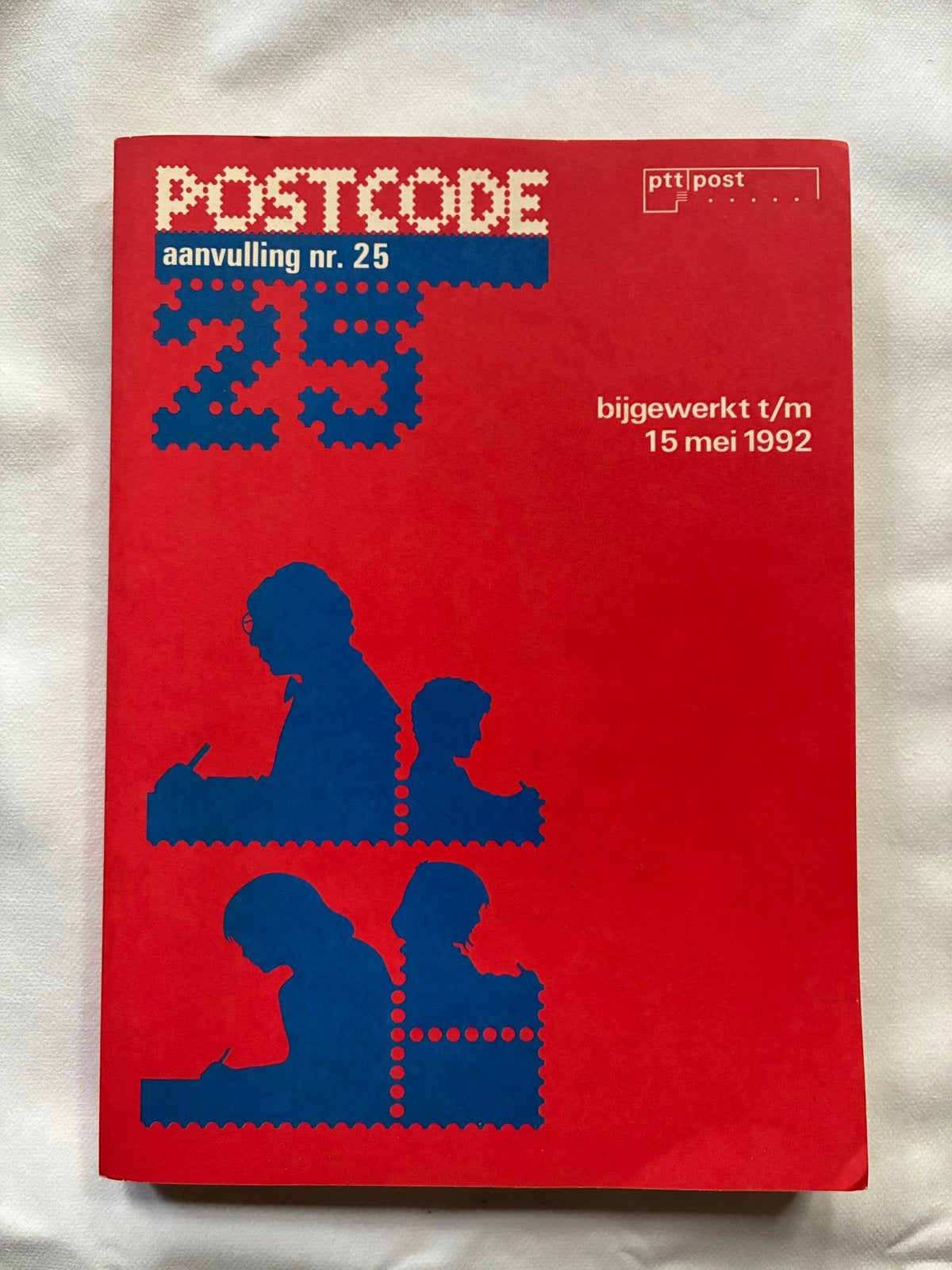 Postcodeboek PTT Post Aanvulling nr. 25 (1992), Ophalen of Verzenden, Zo goed als nieuw