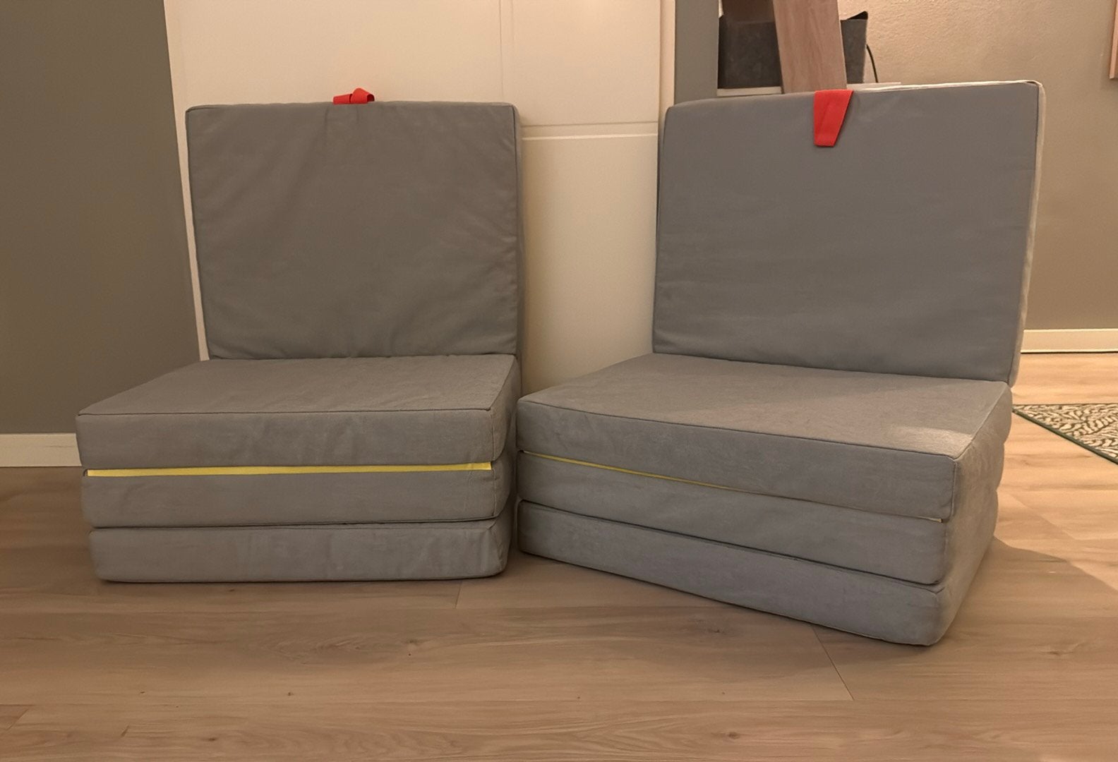 2 Opvouwbare matrasjes (Släkt, Ikea), Ophalen, 190 cm of minder, Zo goed als nieuw, Matras