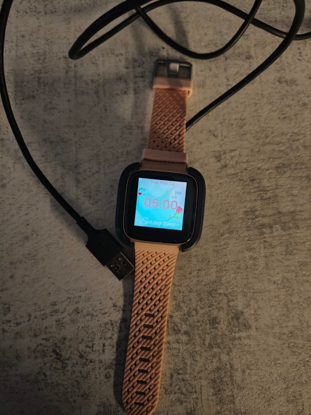 Fitbit Versa 2, Sieraden, Tassen en Uiterlijk, Sporthorloges, Zwart, Ophalen of Verzenden, Zo goed als nieuw, Fitbit