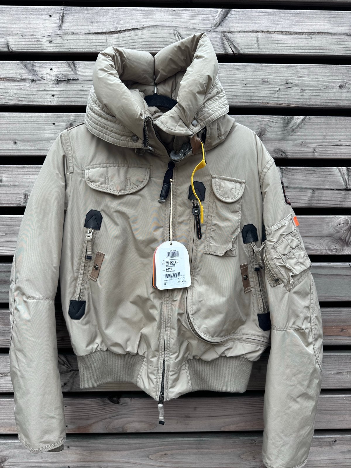 Parajumpers Gobi Woman Hooded Down Bomber - Zo goed als nieu, Ophalen, Zo goed als nieuw, Maat 38/40 (M), Beige
