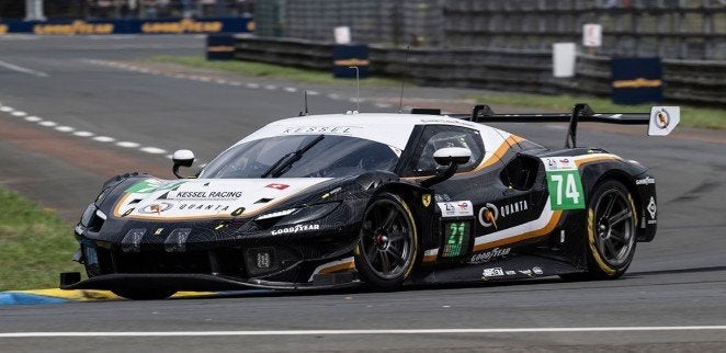 Ferrari 296 GT3 Evo LeMans #74 Zwart 1:18 Looksmart Pre-Orde, Ophalen of Verzenden, Nieuw, Auto, Overige merken