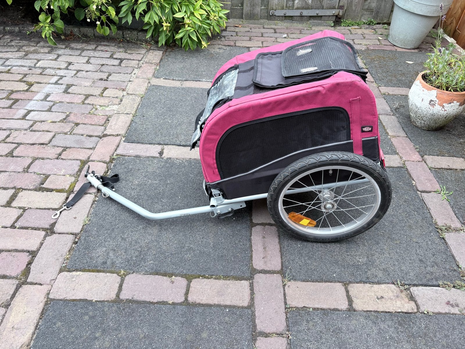 Hondenfietskar tot 20 KG Ideaal voor kleine tot middelgrot, Fietsen en Brommers, Ophalen, Gebruikt, Hondenkar, 20 tot 40 kg