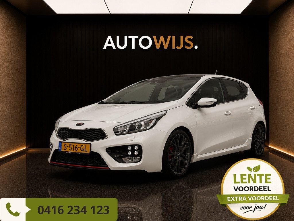 Kia Cee'd 1.6 GT|204PK|Xenon|Pano|Camera|Stuurverw, Auto's, Kia, Voorwielaandrijving, Euro 5, 1591 cc, 4 cilinders