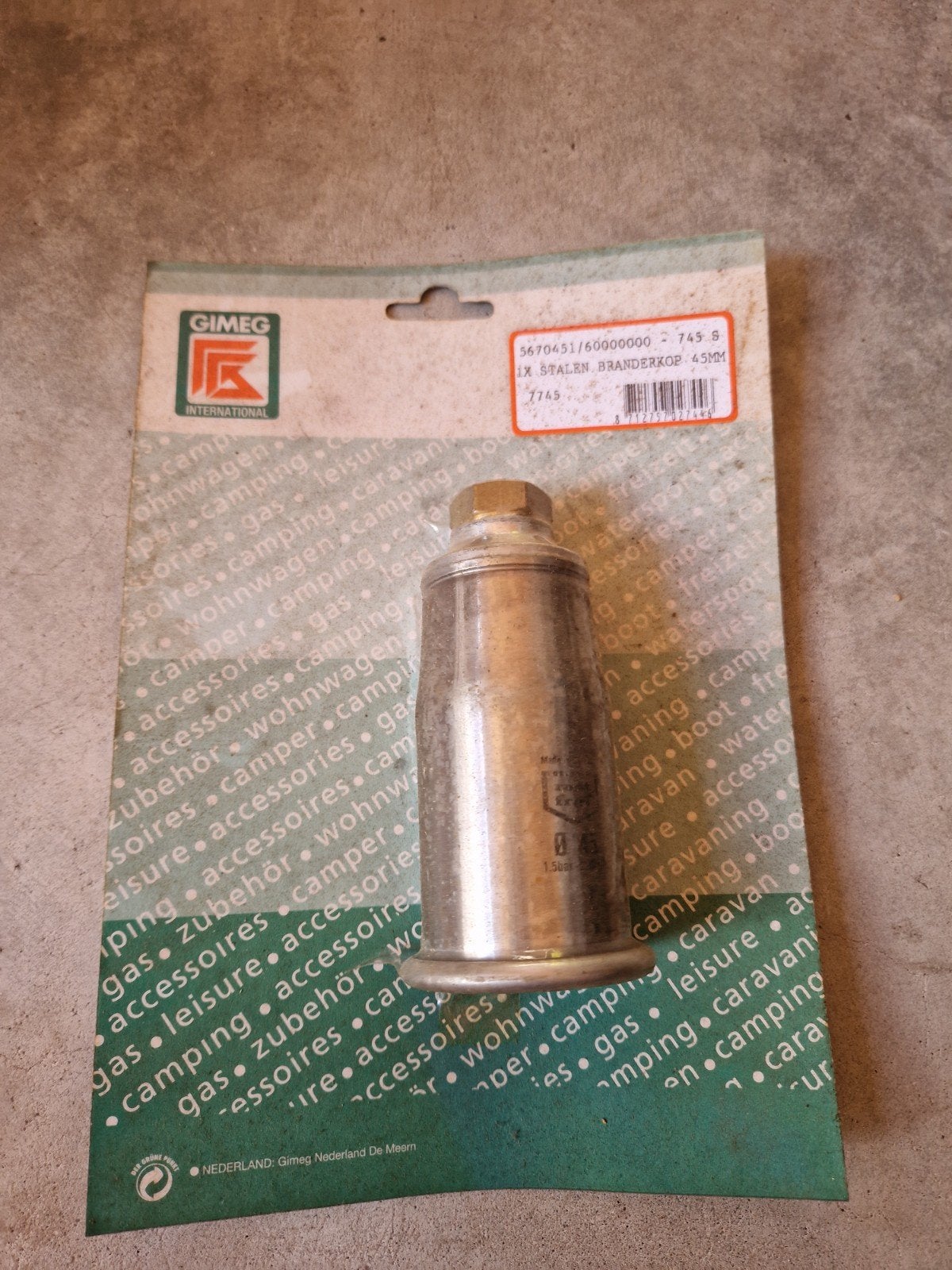 Gimeg Stalen Branderkop 45mm - Nieuw in verpakking, Ophalen, Nieuw, Minder dan 150 ampère, Overige typen