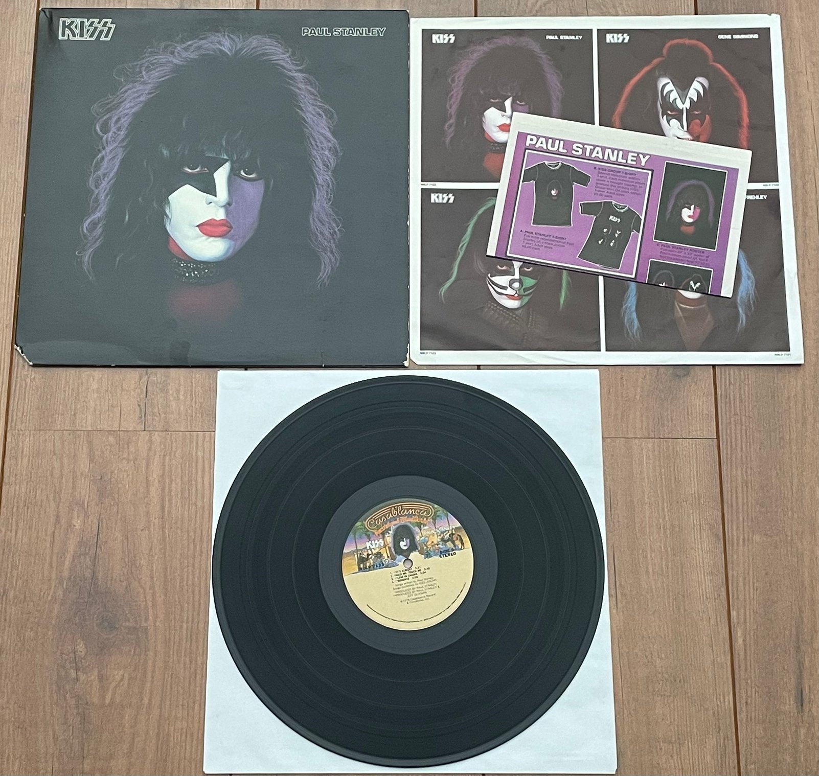 Kiss, Paul Stanley - Paul Stanley lp / W. inner + voucher, LP, Gebruikt, Hard Rock, Inclusief binnenhoes