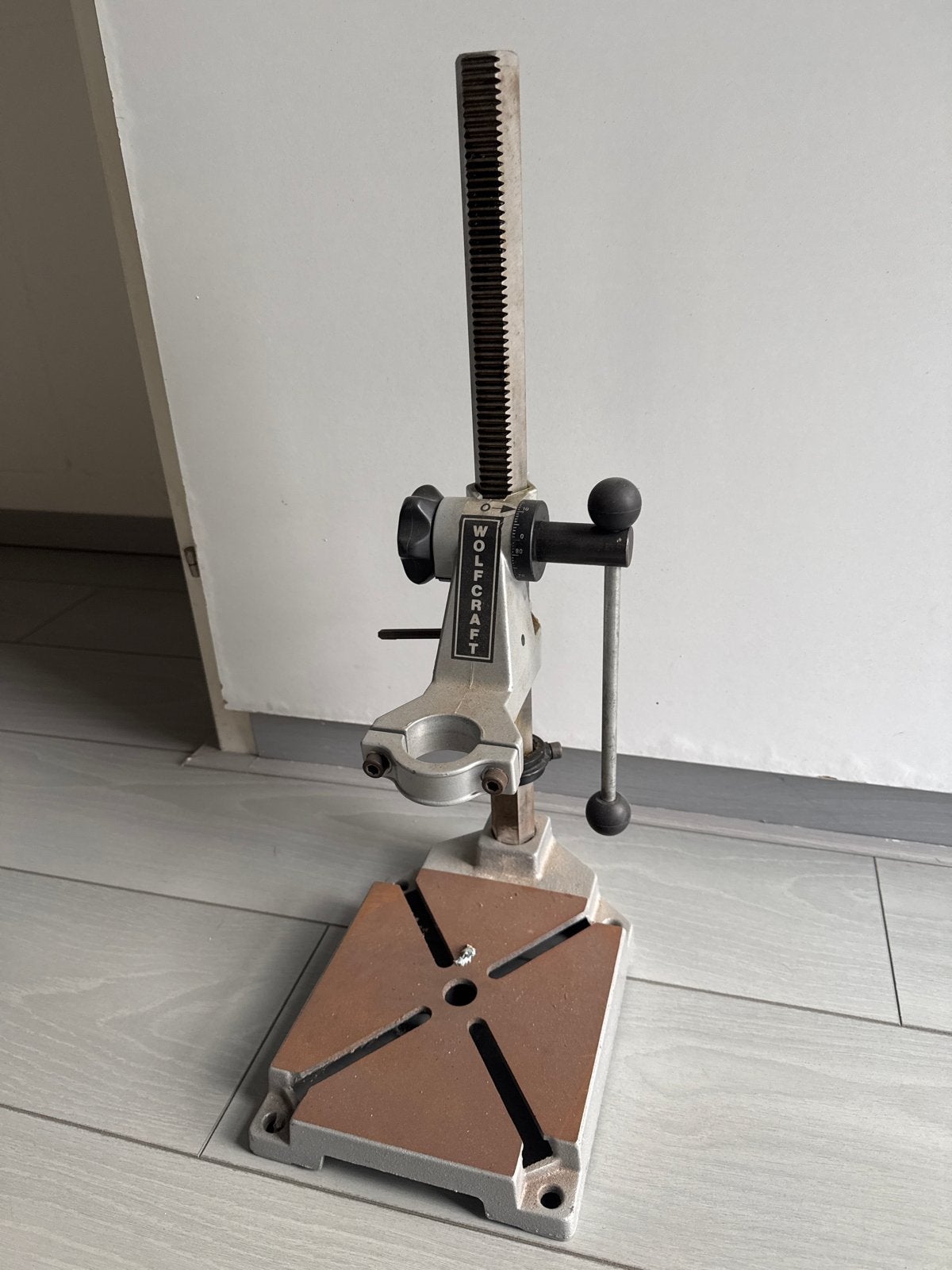 Wolfcraft Kolomboormachine - Boorstandaard, Ophalen of Verzenden, Gebruikt, Kolomboormachine