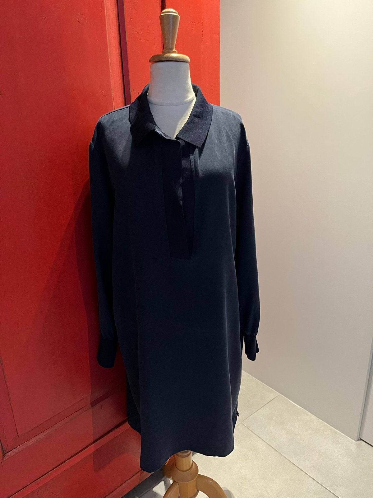 Yaya lange tuniek blouse - Maat 40 42, Verzenden, Zo goed als nieuw, Maat 46/48 (XL) of groter, Blauw