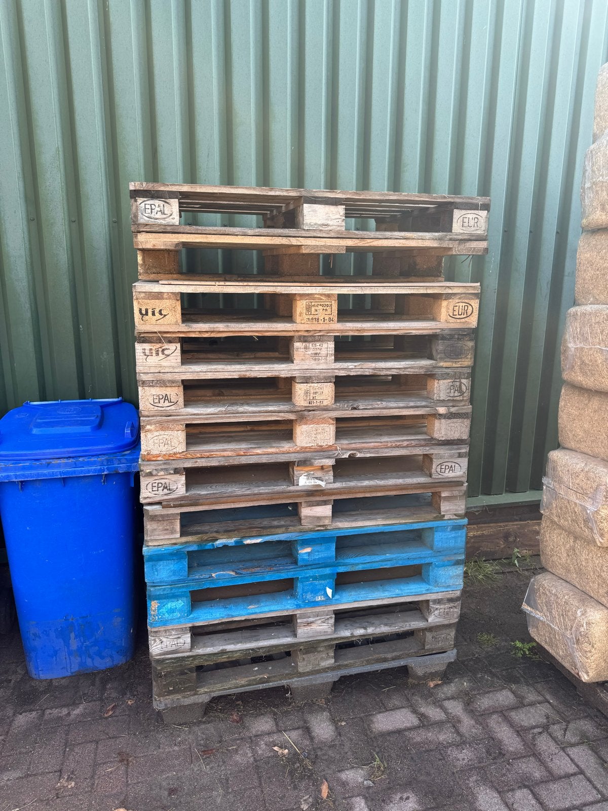 Gebruikte Euro Pallets, Ophalen