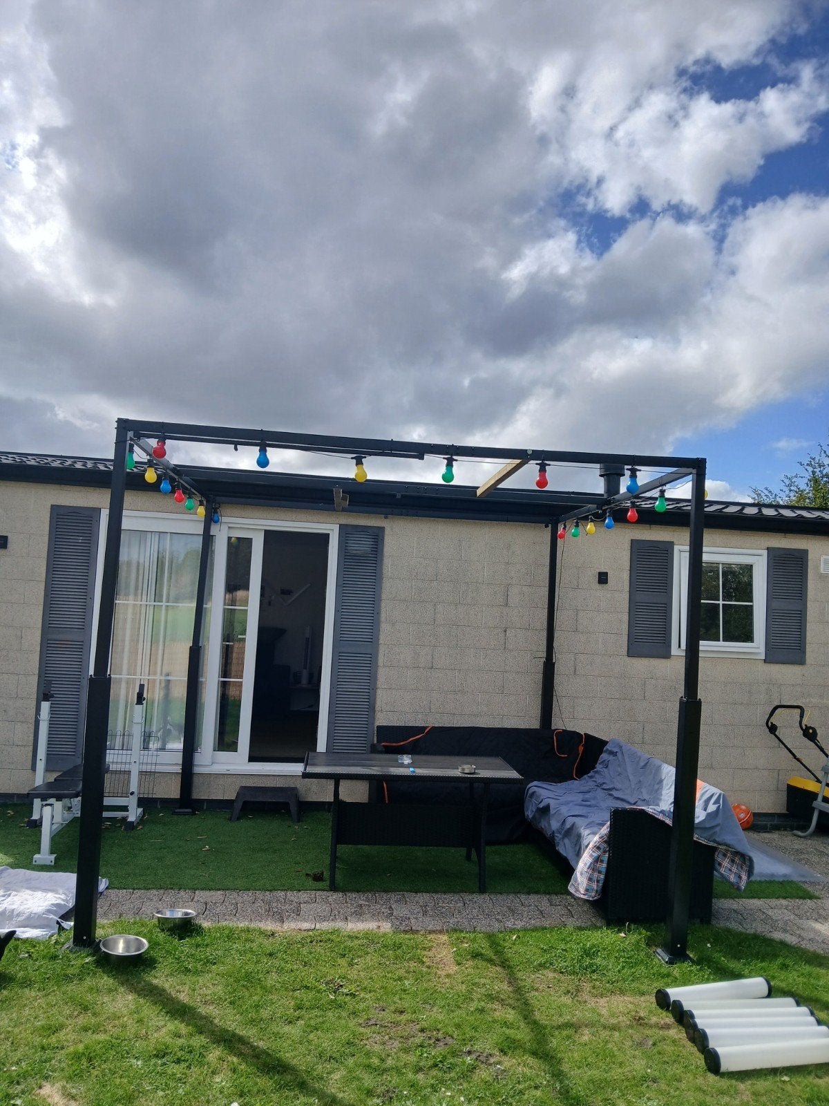 Pergola frame - Nieuw doek nodig, prima staat, Ophalen, Gebruikt, Tuinpaviljoen