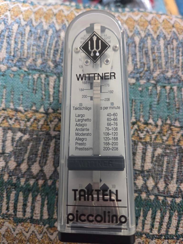 Wittner Taktell Piccolino Metronoom - Compact en Nauwkeurig, Ophalen of Verzenden