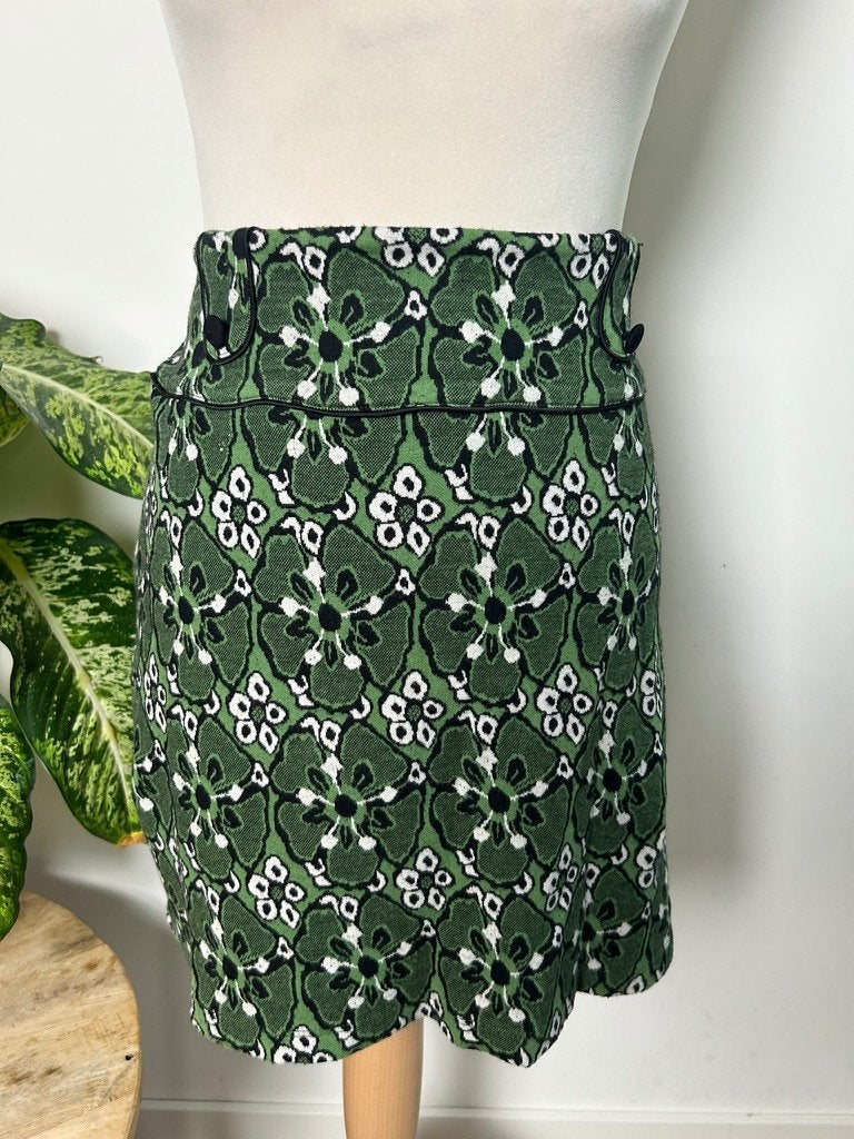 King Louie maat XL groene bloemen Alijn rok 3440, Maat 46/48 (XL) of groter, Ophalen of Verzenden, Zo goed als nieuw, King Louie