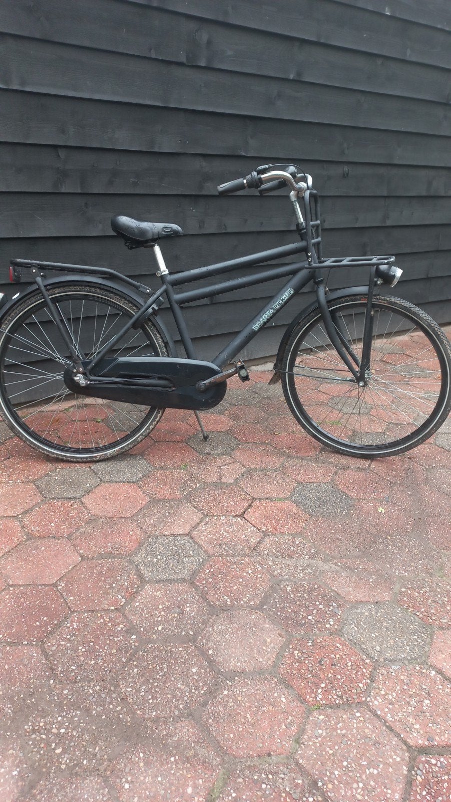 Sparta Pick-Up transportfiets - Zwart 26 inch, Terugtraprem, Sparta, Gebruikt, Versnellingen