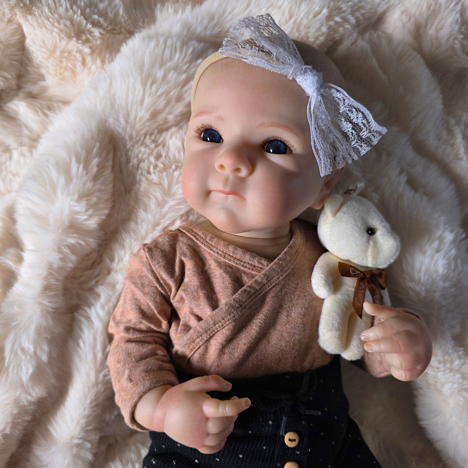 Reborn baby pop Macy - 50 cm - Full body Vinyl - Meisje, Nieuw, No. 4-4-201, Lixin Community, No. 65, Lisheng Road, Chang'an District, 05000, Shijiazhuang City, Hebei Province, China