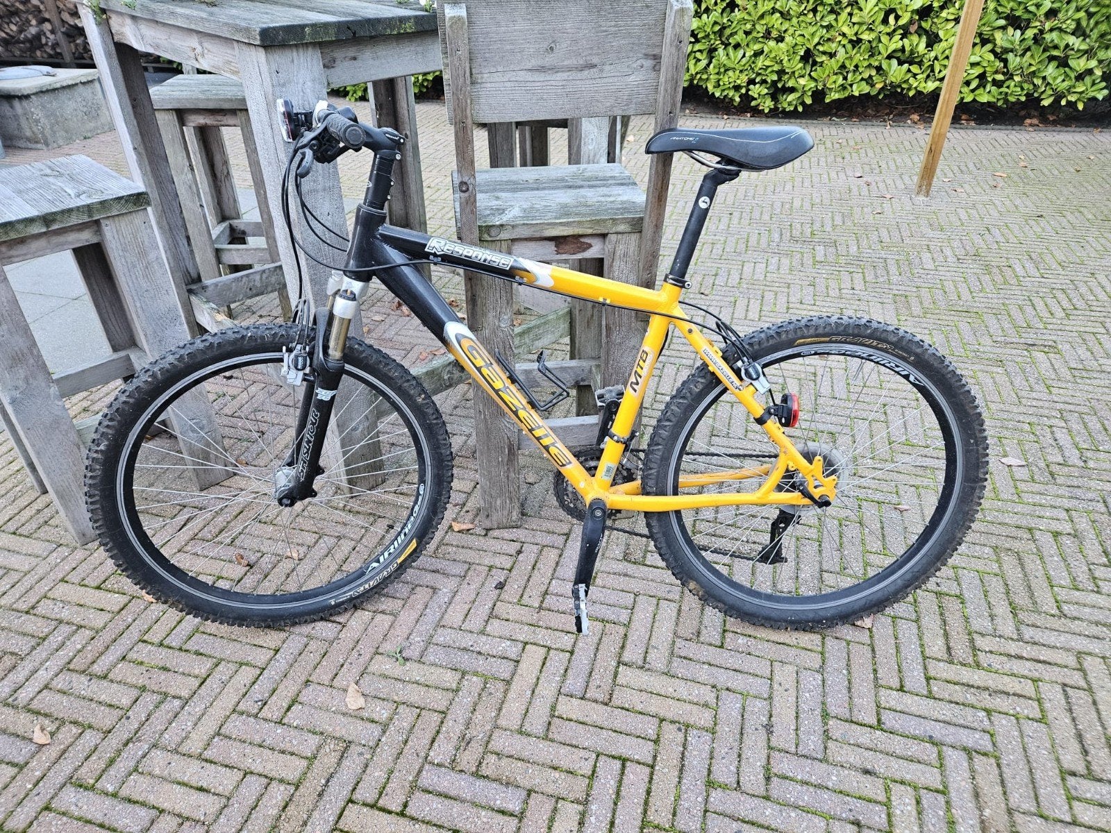 Gazelle MTB - Mountainbike - Geel/Zwart, Fietsen en Brommers, Ophalen, Gebruikt, Hardtail, Heren