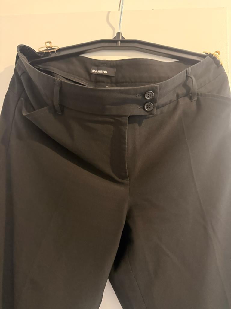 Zwarte Cambio pantalon, maat 44, Kleding | Dames, Broeken en Pantalons, Zwart, Maat 42/44 (L), Ophalen of Verzenden, Zo goed als nieuw