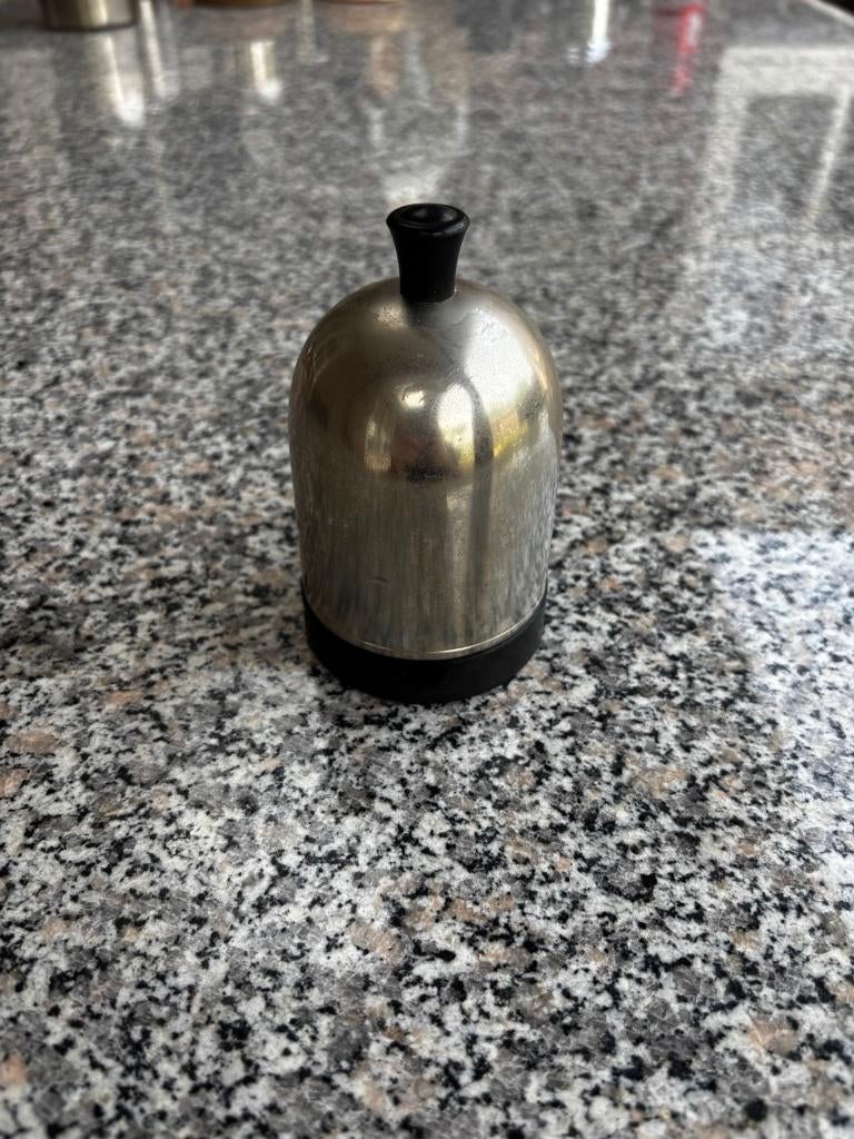 Vintage sigarettenhouder retro zwart/zilver, Ophalen, Vintage, Gebruikt, Meerkleurig