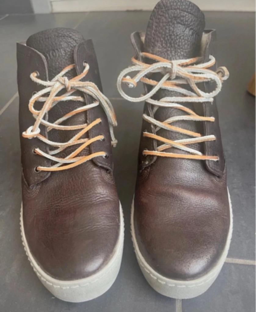 Blackstones heren schoenen maat 40 nieuw met bont, Ophalen of Verzenden, Nieuw, Bruin, Lage of Enkellaarzen