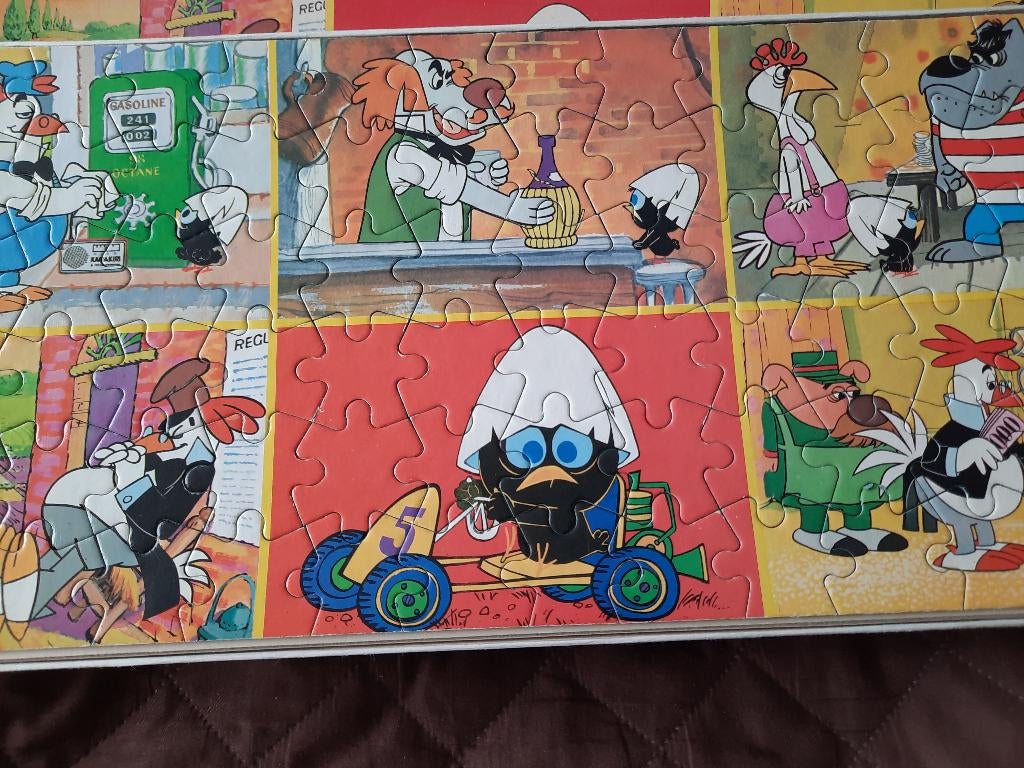 Calimeropuzzel 6 in één Jigsaw 63 stuks, Ophalen, Minder dan 500 stukjes, Zo goed als nieuw, Legpuzzel