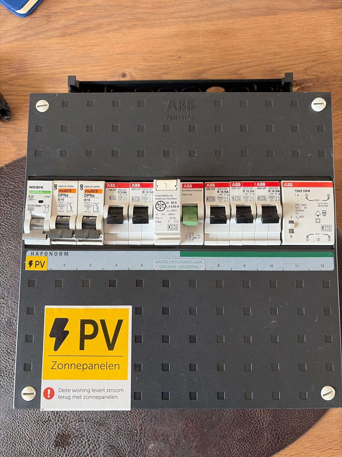 ABB Groepenkast 8 groepen en aardlekschakelaar, Ophalen, Gebruikt, Overige typen