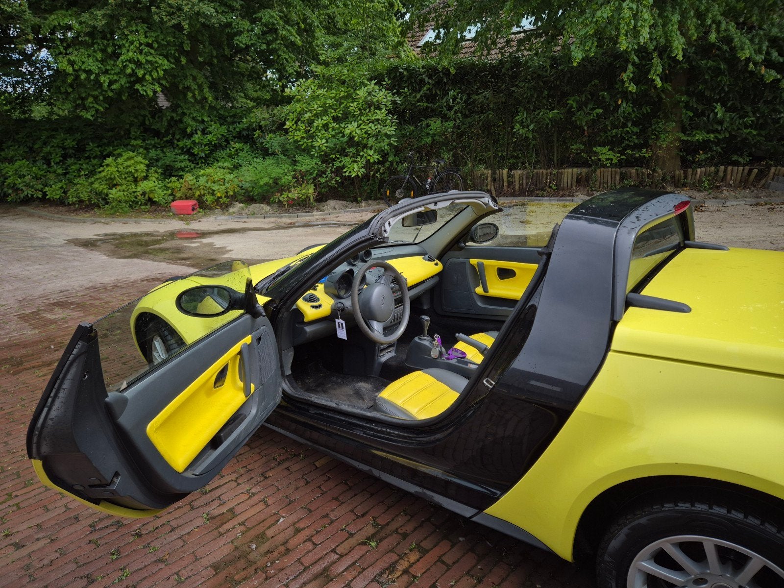 Smart Roadster 0.7 45KW 2003 Zwart, Voorwielaandrijving, Zwart, Overige kleuren, Handgeschakeld