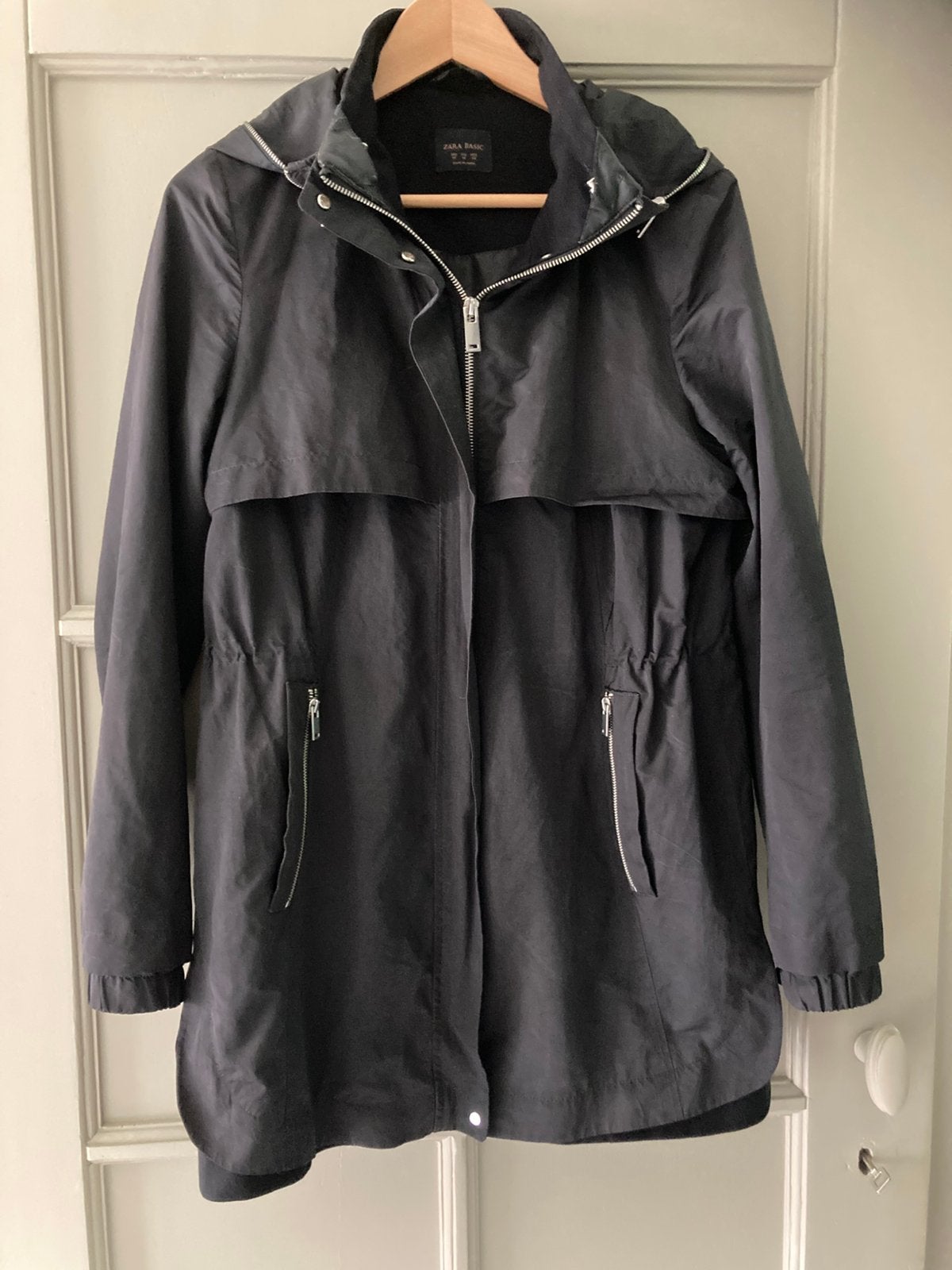 Zomer jas Zara Basic, maat M, Ophalen of Verzenden, Zo goed als nieuw, Maat 38/40 (M), Zwart