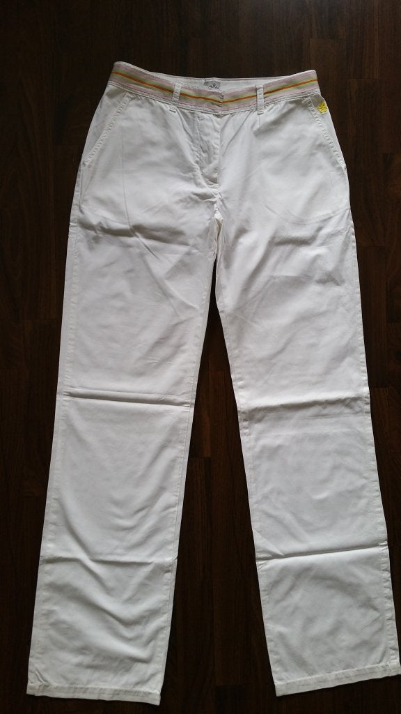 Donaldson broek wit met kleuraccenten, Wit, Donaldson, Ophalen of Verzenden, Zo goed als nieuw