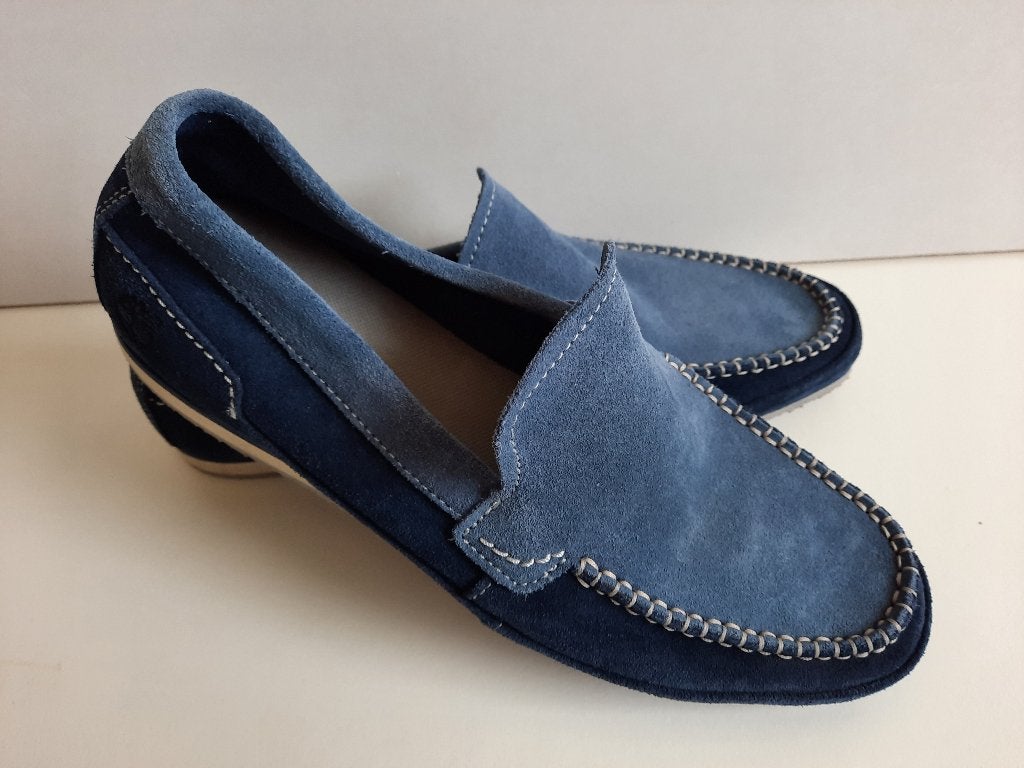 Timberland instappers blauw suede maat 43 ½ -- nieuw -, Kleding | Heren, Loafers, Blauw, Timberland, Nieuw