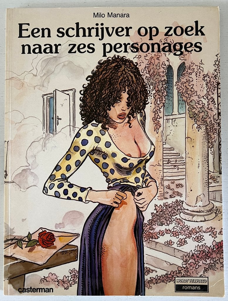 Een schrijver op zoek naar zes personages - Milo Manara, Boeken, Stripboeken, Eén stripboek, Ophalen of Verzenden, Gelezen
