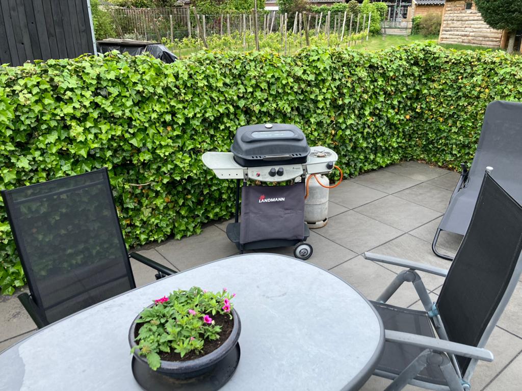 Landmann gasbarbeque met lavastenen, Tuin en Terras, Gasbarbecues, Ophalen, Gebruikt