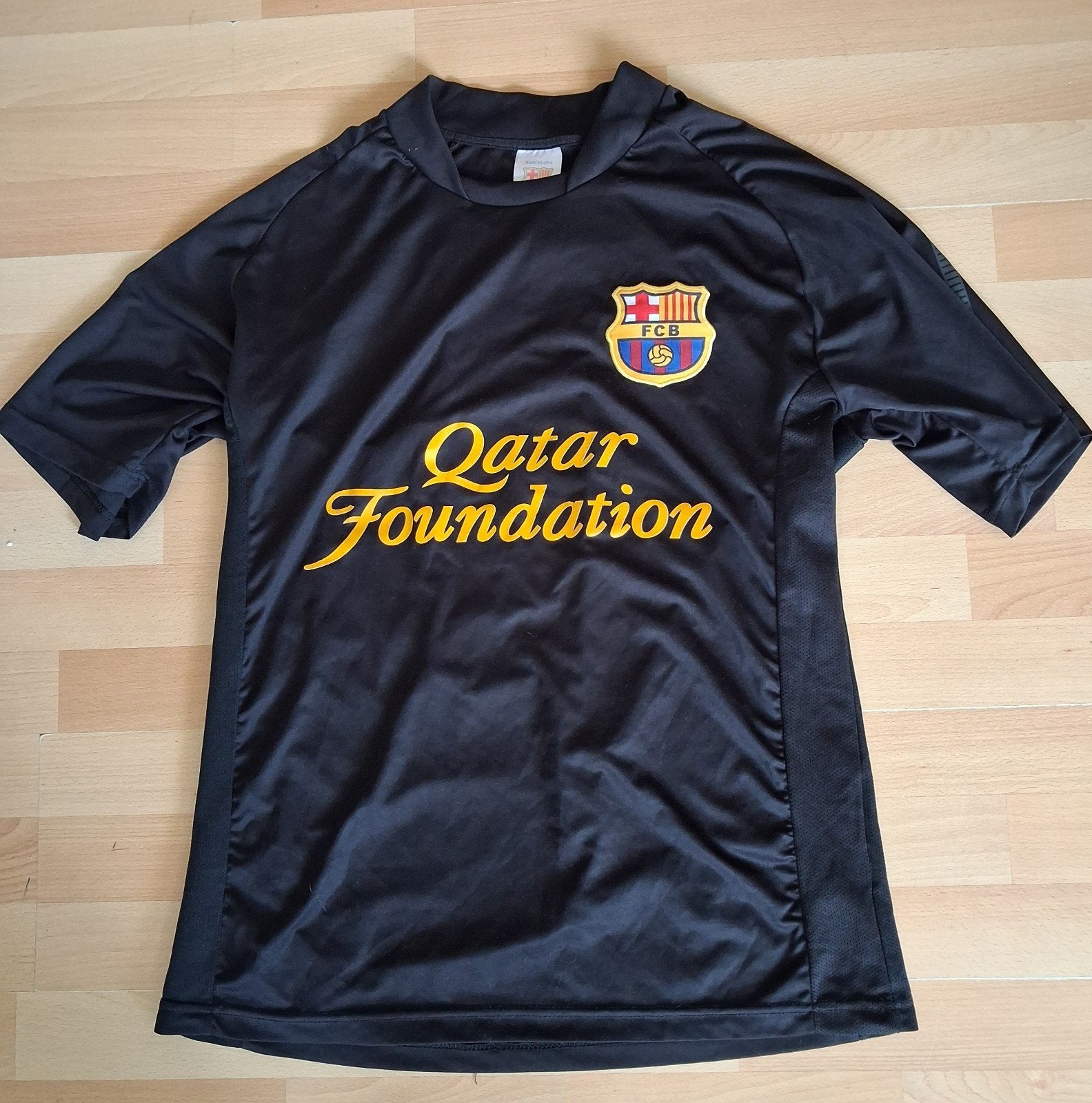 Barcelona shirt Messi 10 - Zwart - Maat L, Maat L, Ophalen of Verzenden, Zo goed als nieuw, Shirt