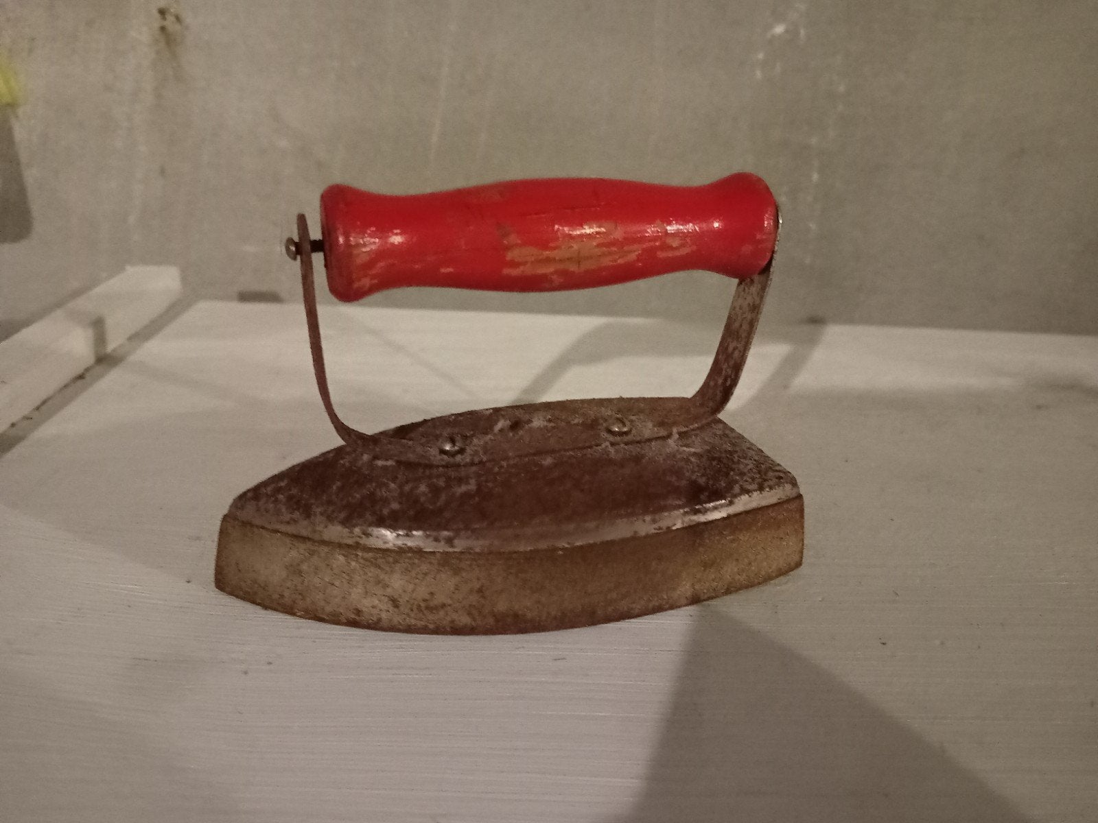 Oud kinder speelgoed strijkijzer., Antiek en Kunst, Ophalen of Verzenden