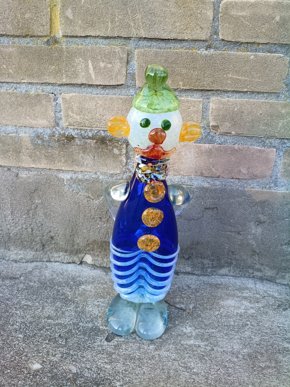 Glazen Clown Figuur - Handgemaakt Kunstobject, Ophalen of Verzenden