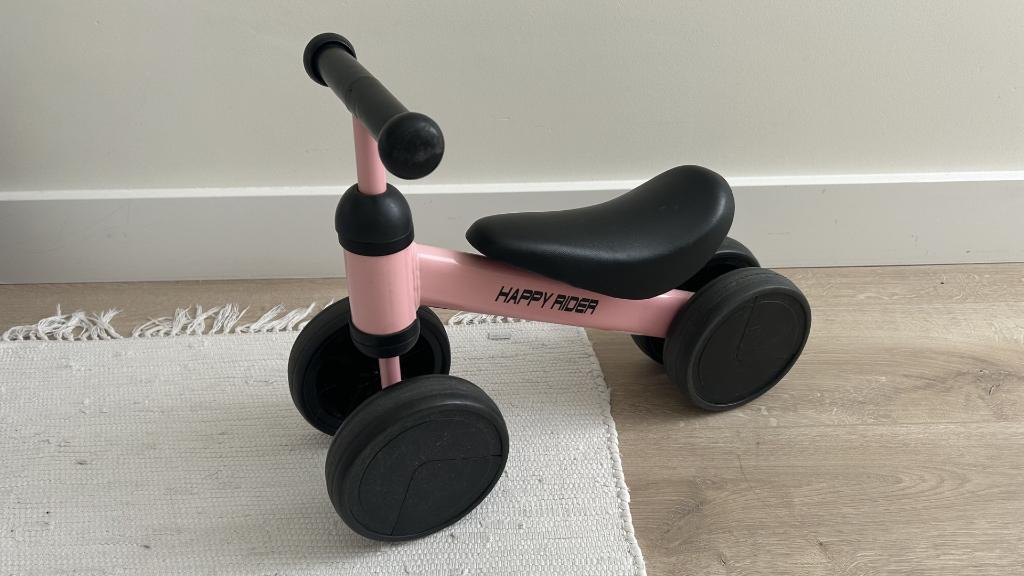 Happy Rider loopfiets, Kinderen en Baby's, Speelgoed | Buiten | Voertuigen en Loopfietsen, Ophalen, Zo goed als nieuw, Loopfiets