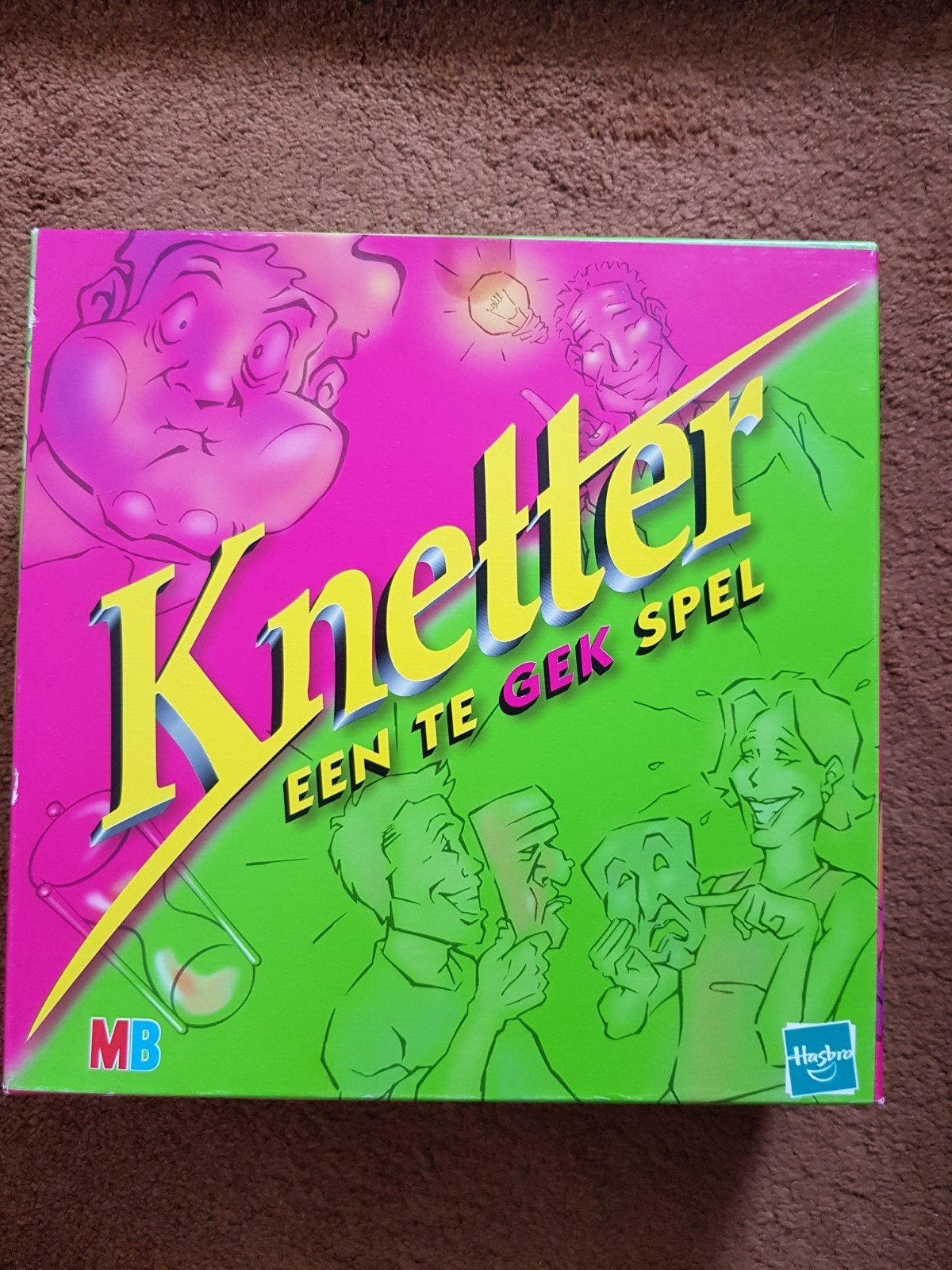 Knetter: Een Te Gek Spel - MB Hasbro, Hobby en Vrije tijd, Gezelschapsspellen | Bordspellen, Vijf spelers of meer, Ophalen of Verzenden